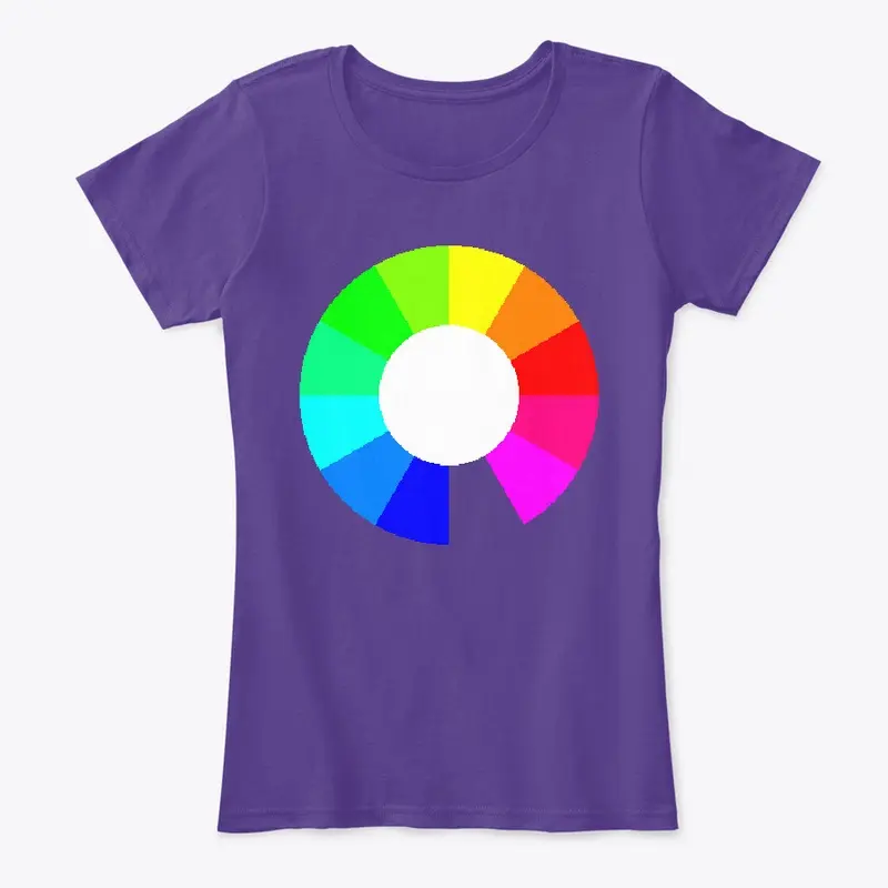 Colour Picker Wheel - Pixelated Purple