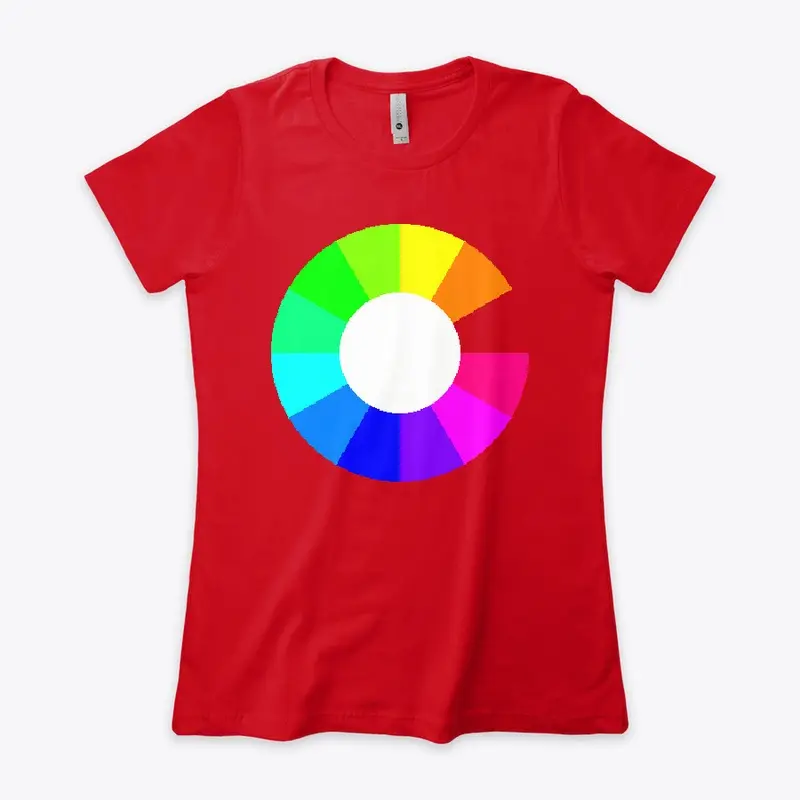 Colour Picker Wheel - Pixelated Red